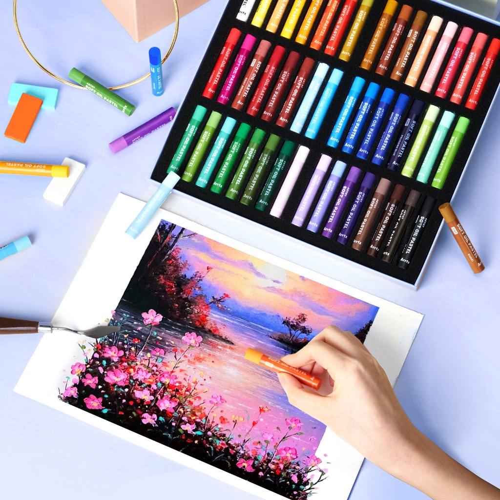 

Arrtx soft oil pastels 48color