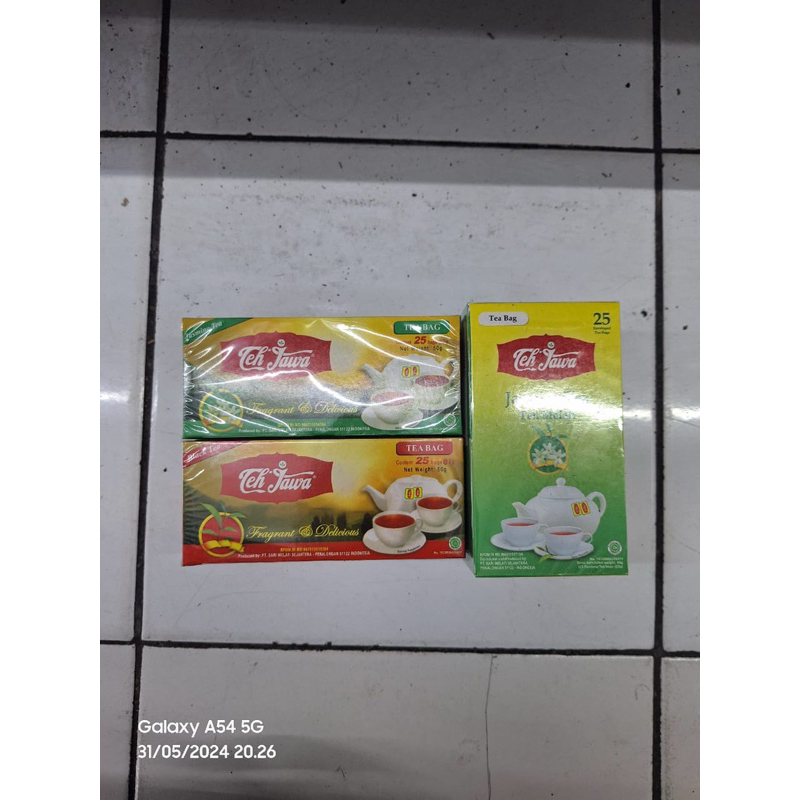

TEH JAWA celup 25’S aneka Varian
