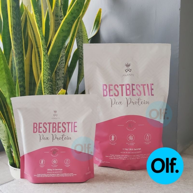 

Best bestie protein pea 300gram/ 1.1kg minuman coklat protein/plant base protein powder - pengiriman instant surabaya