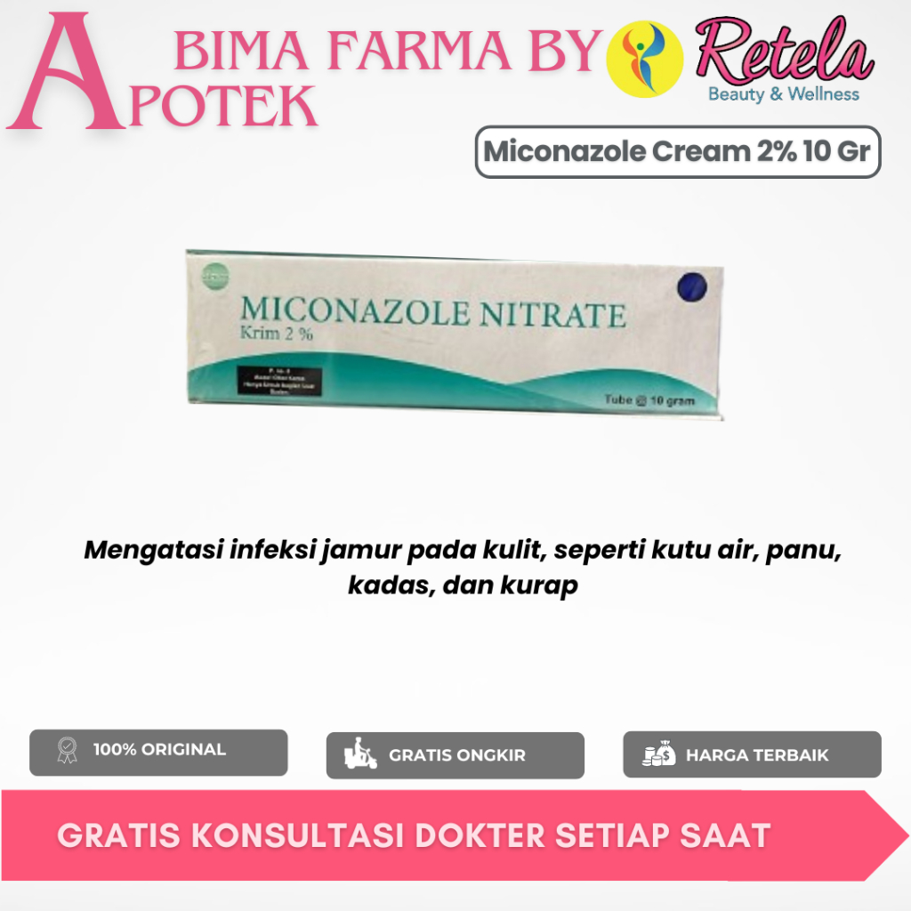 Miconazole 2% Cream 10 Gr