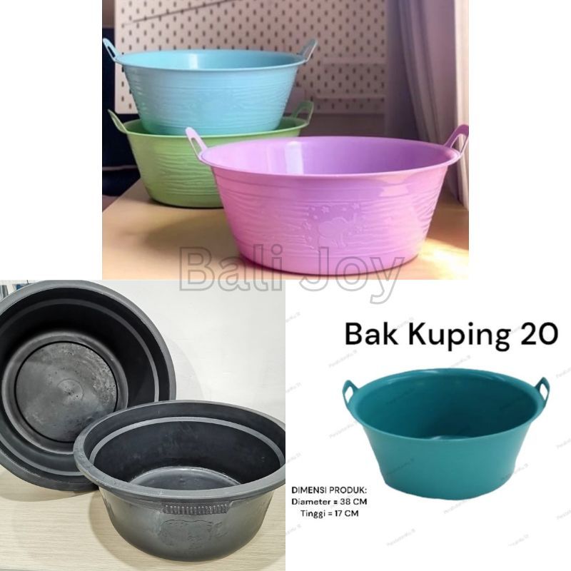 BAK MANDI - BAK CUCI BAJU - BAK KUPING - Baskom Air / Ember Cuci Piring / Ember Mandi / Waskom - TIM