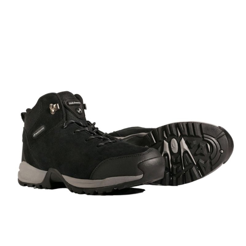 RB Sepatu Gunung MOKZHAWARE Breathe Su Black Orange Free Kaos Kaki Sepatu Hiking MOKZHAWARE