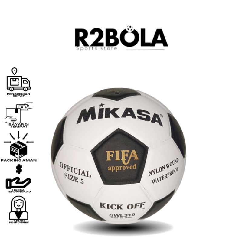 BOLA SEPAK MIKASA KAKI KICK OFF KICK OFF SWL310 SIZE 5
