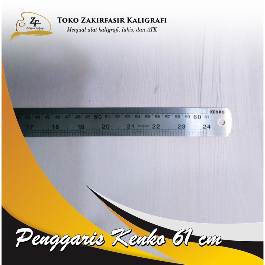 

PENGGARIS BESI/STAINLESS STEEL RULER 60cm RL-ST60/PENGGARIS BESI 60 CM/ ROLL BESI 60 CM/PENGGARIS BESI MISTAR RULER STEEL