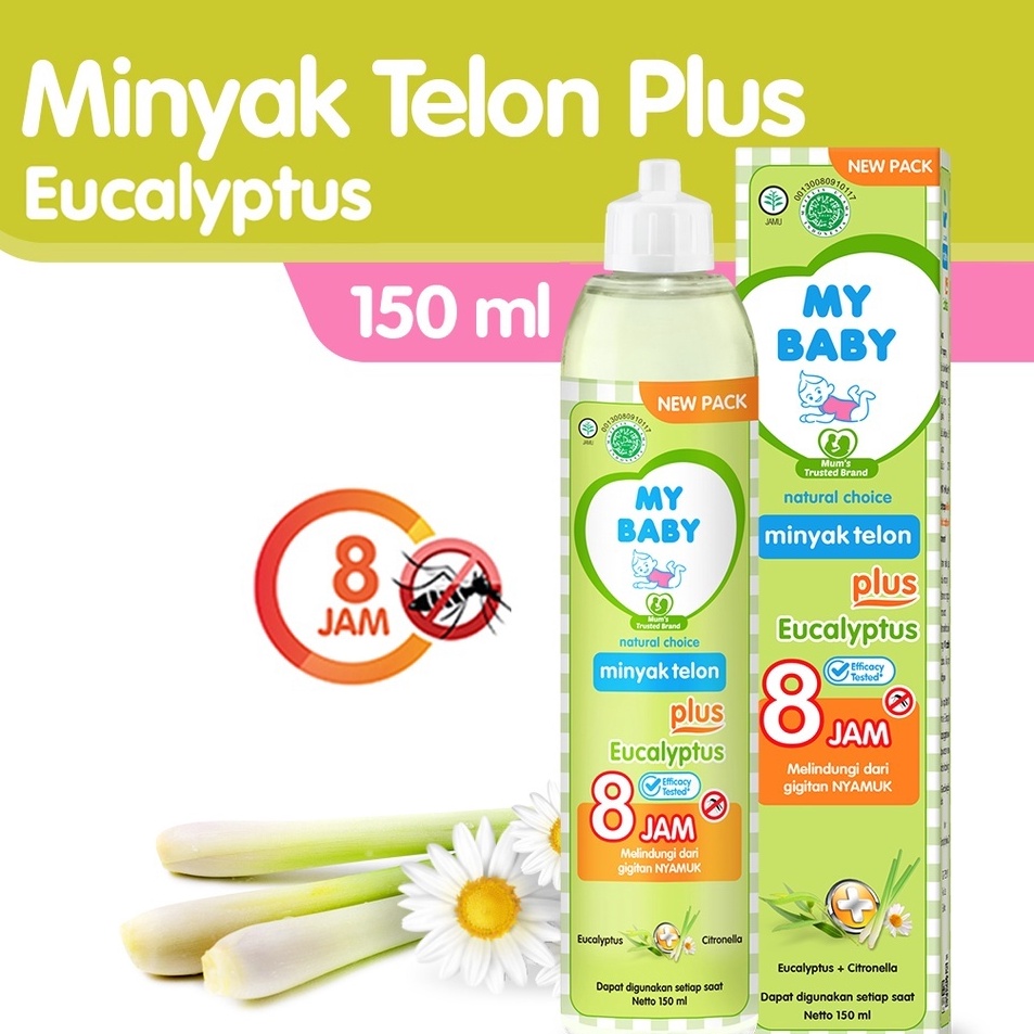 

BeeMy Baby Minyak Telon Plus Eucaliptus 15 mL Minyak Bayi Anti Nyamuk 8 Jam