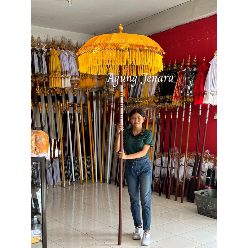 TEDUNG BALI | RAMBU PELANGI | JALPARI 1.25 | TERMASUK STICK | INCLUDE COVER TEDUNG