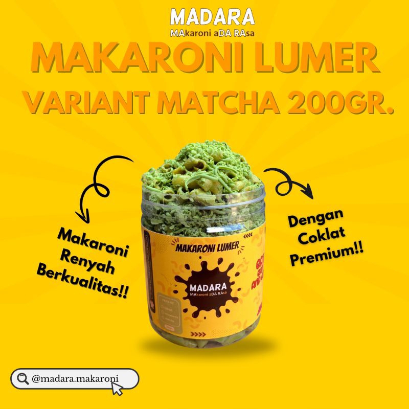 

Makaroni Lumer Matcha MADARA 200gr.