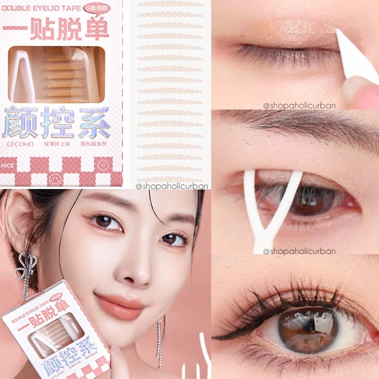 SET Skot Mata Transparan Eyelid Tape 9pcs Scot Mata Jaring Transparan Scot Lipatan Mata Eyelid Tape 