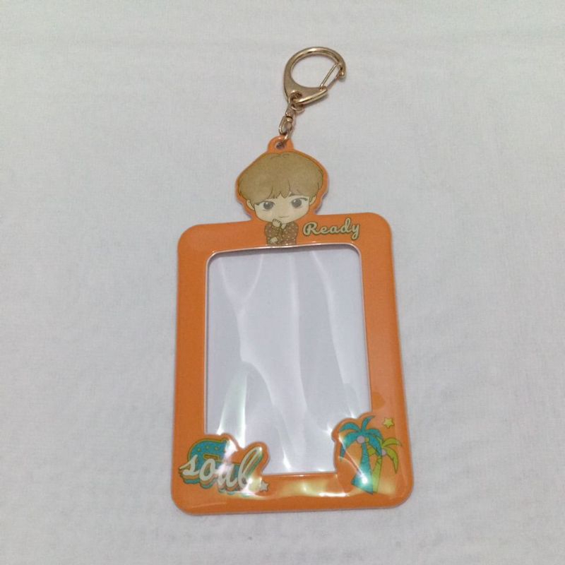 BTS BT21 DYNAMITE JIN SOUL CARDHOLDER GANCI KEYCHAIN PRELOVED OFFICIAL