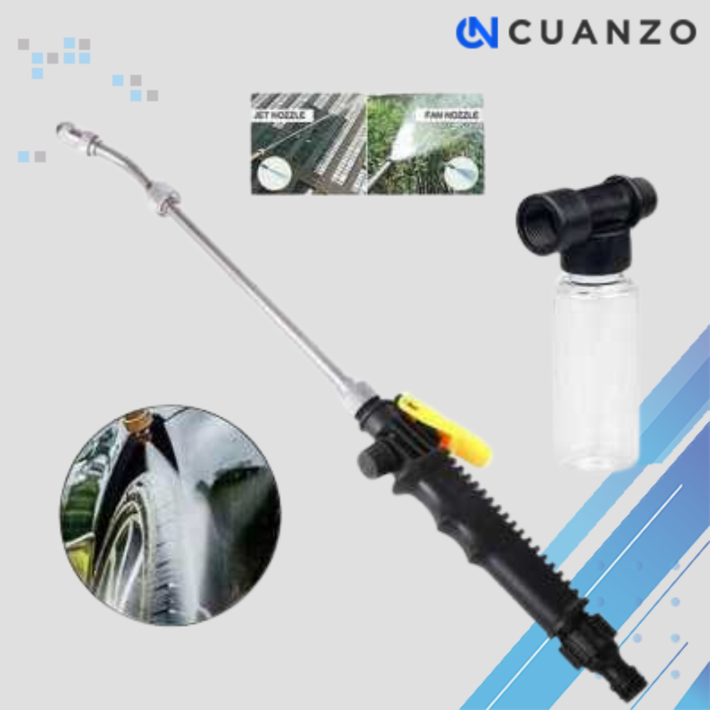 Gun Semprotan Air Sabun Cuci Mobil Tanaman 62 cm / Alat Kepala Semprotan Semprot Air Super Turbo Cuc