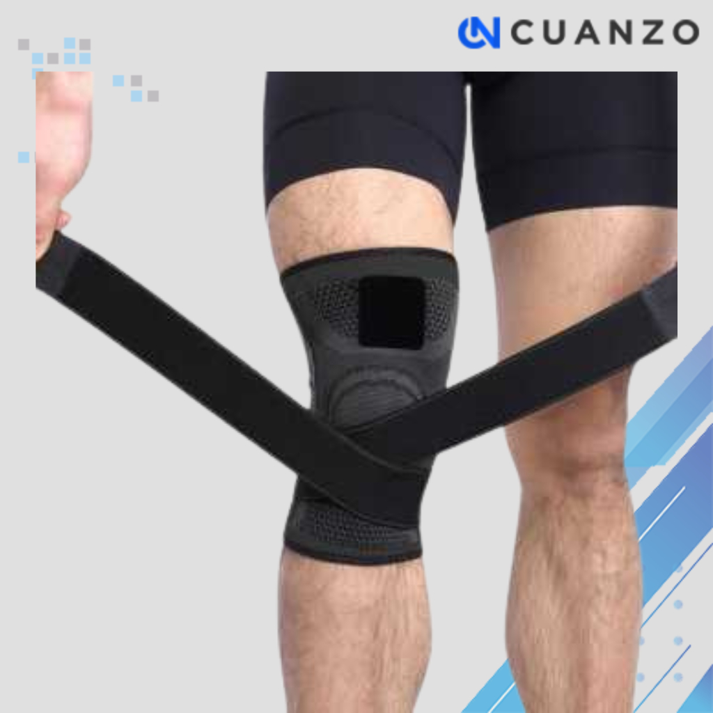 Pelindung Lutut Olahraga Knee Support Sport Fitness / Deker Penutup Lilit Lutut Cegah Cidera Olahrag
