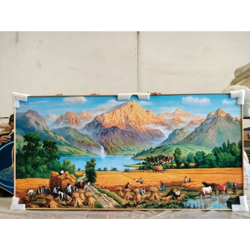 lukisan Porcelain Diamond 5d lukisan pemandangan