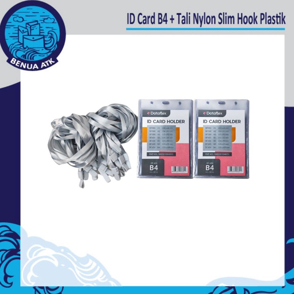 

Inovatif Bundling ID Card B4 Tali Nylon Slim Hook Plastik CBTNYLK