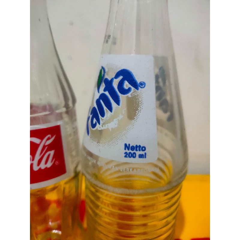 BOTOL SPRITE FANTA COCA-COLA KECIL 200 ML