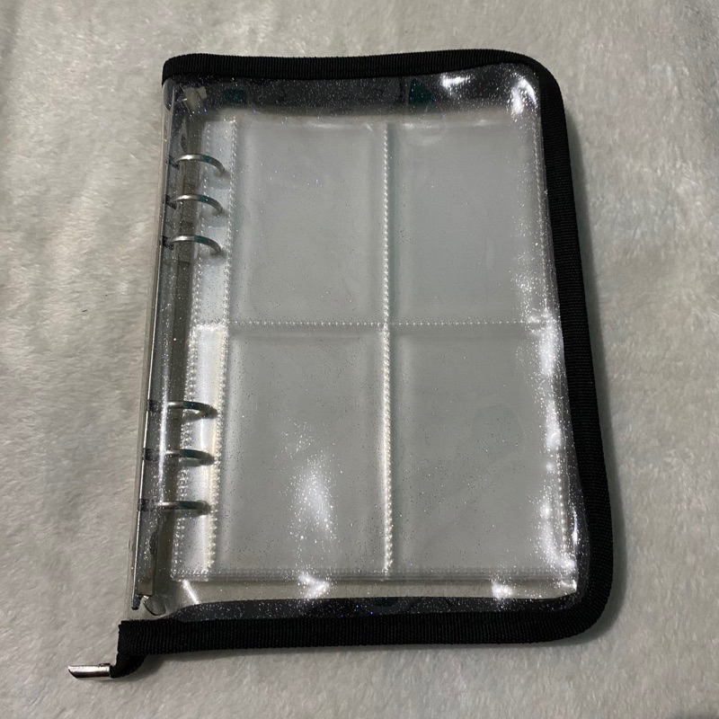 binder zipper A5 black preloved