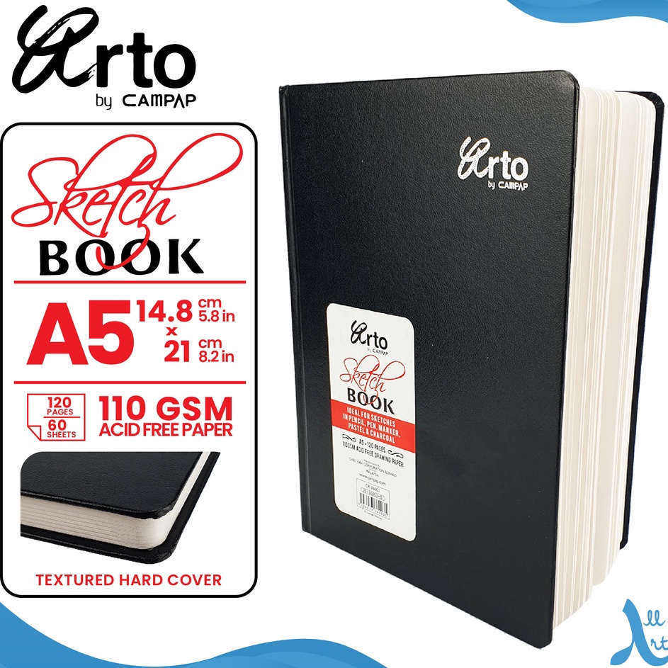 

Arto A5 Hard Cover Sketchbook