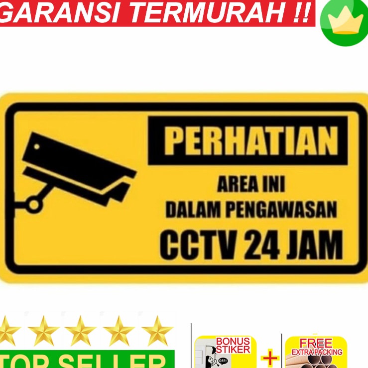 

Kreatif Terlaris sign cctv akrilik ukuran 15x 3 ACRILIK Elegan