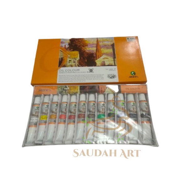 

Oil Colour Maries Cat Minyak Maries 12mlpack isi 12 warna