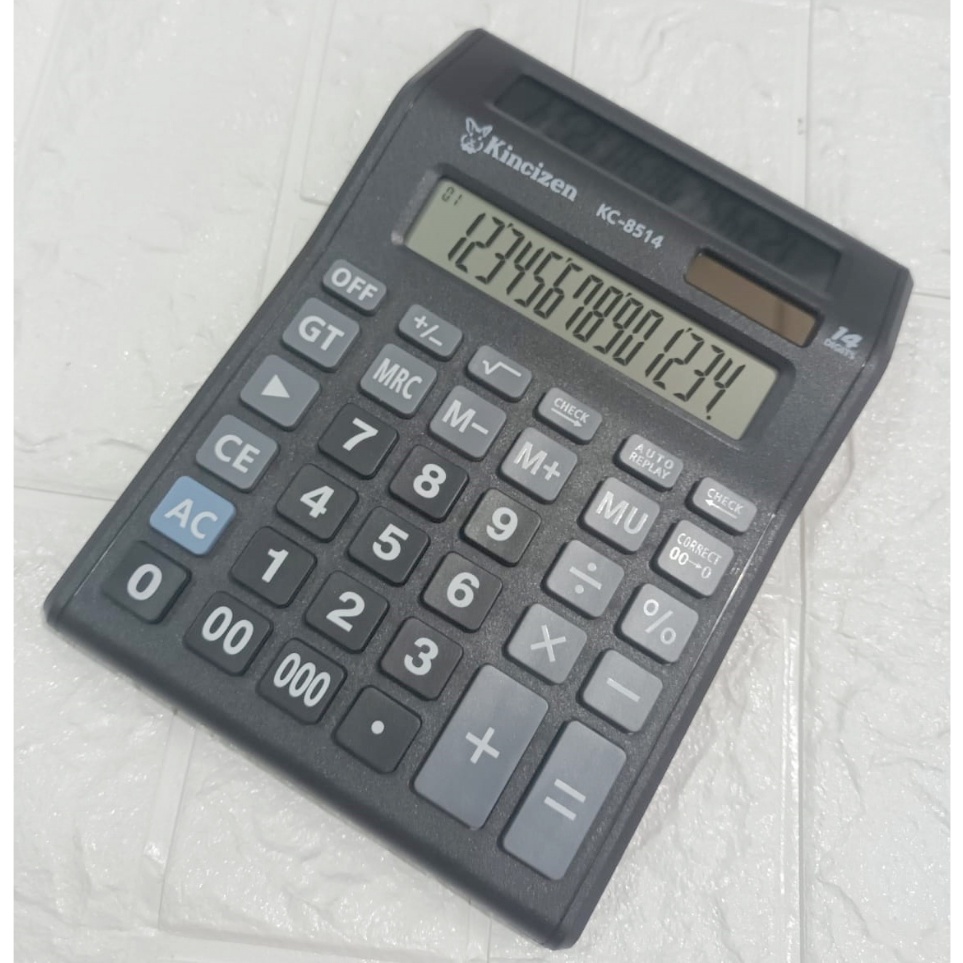

KALKULATOR KC 8514 DUAL DISPLAY KALKULATOR 2 LAYAR KALKULATOR 14 DIGIT