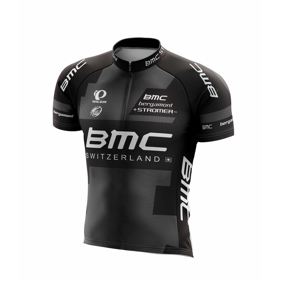 Bagus Dipakai Jersey Sepeda Kaos Sepeda BMC Roadbike Baju Gowes Lengan Pendek