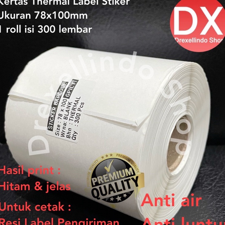 

Kes Label Thermal Stiker 78x1mm isi 3 lembar