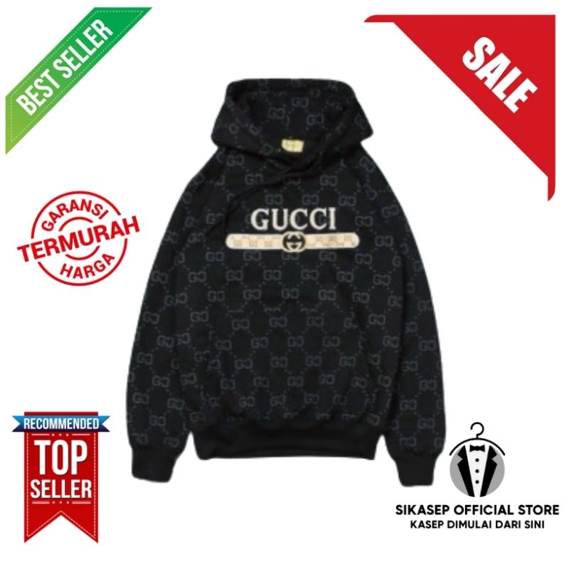 SWEATER HOODIE GC JAKET BRANDED GUCCI PRIA WANITA ORIGINAL