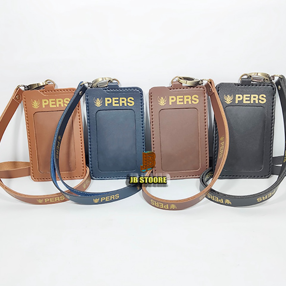 

Produk Tempat Id Card PERS Kulit Id Card Holder Pers Wawan Gantung name tag pers wawan tali kulit