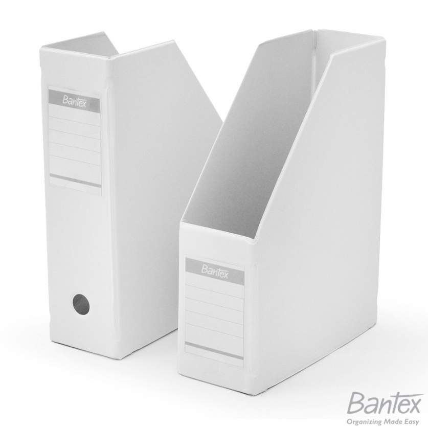 

Terdepan Bantex Box File Magazine File A4 Folio 1 mm White 412 PCS