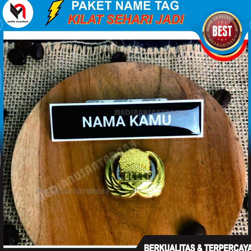 

PAKET PAPAN NAMA DAN PIN KORPRI KILAT 1 HARI JADI