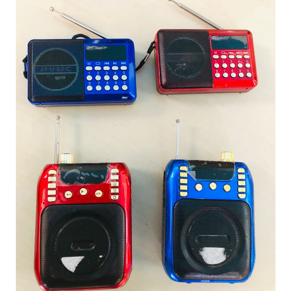 Speaker Radio Mini Model Classic Radio FM Poble Memory Mp3 Player USB Rechargeable Murah BISA UNTUK 