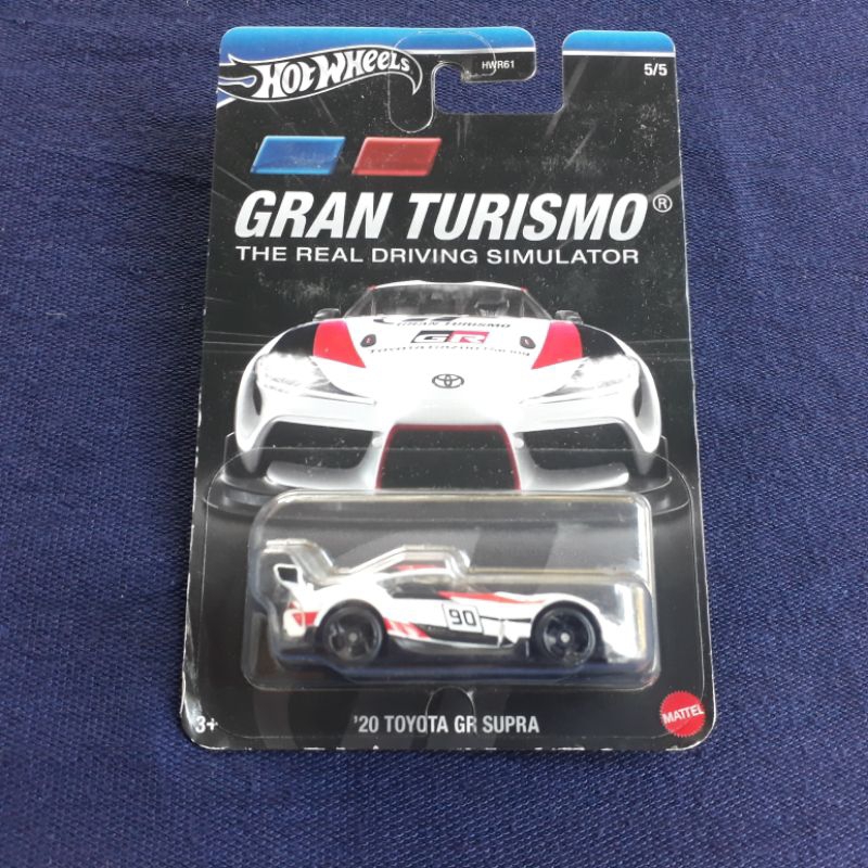 Diecast Hot Wheels HW Gran Turismo TRDS 20 Toyota GR Supra Putih
