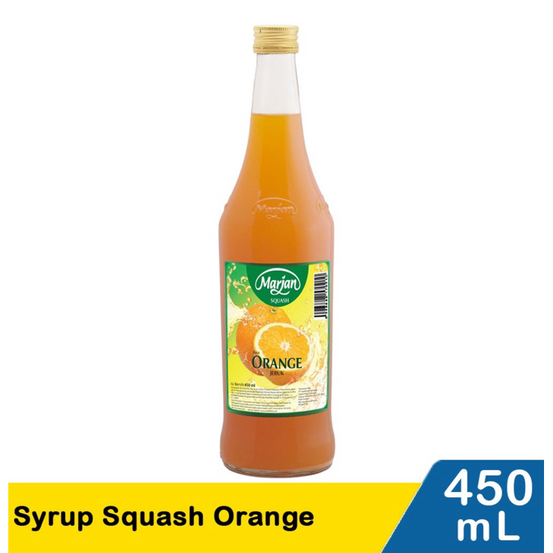 

DISKON!! - Sirup Marjan Squash Orange 450ml