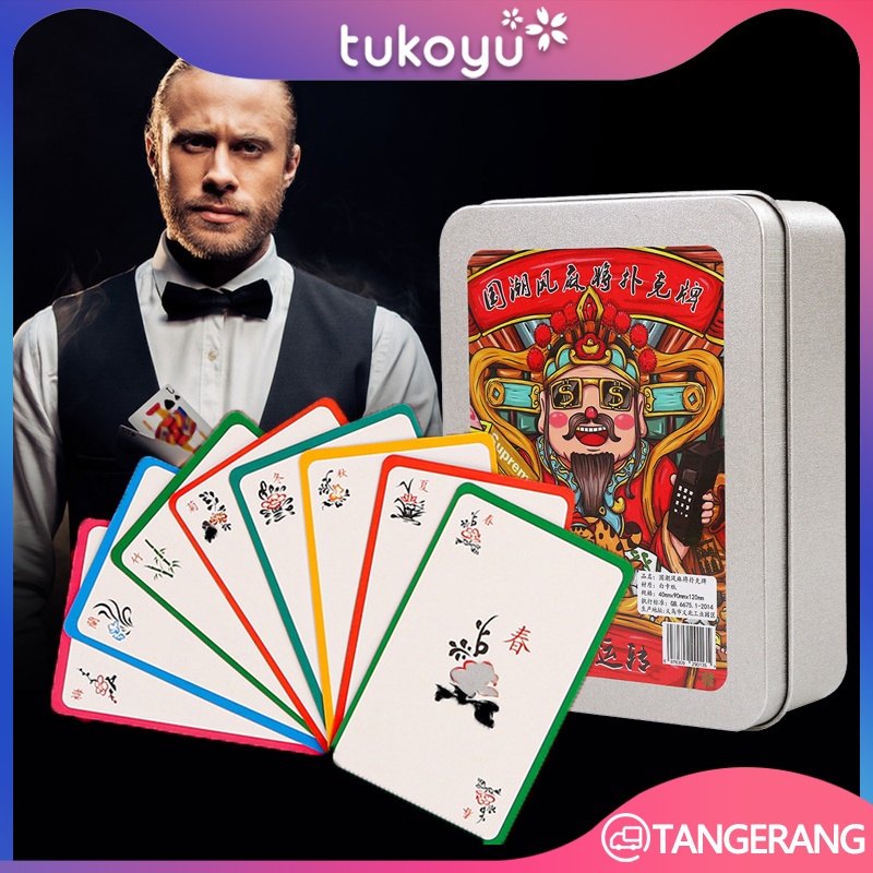 Kartu Mahjong/Mahjong Playing Cards/Kartu Mahjong Tradisional Cina