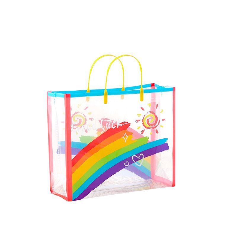 

Paper Bag Premium Rainbow Gift Bag Pesta Tas Mika Elastis Kotak Kado Hadiah Goodie