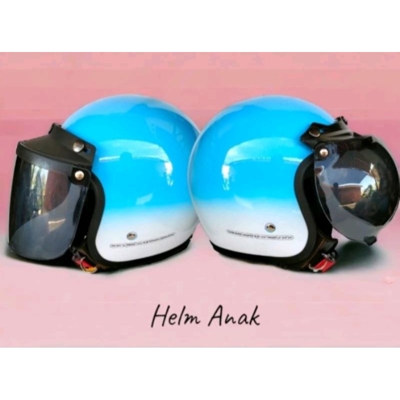 HELM BOGO ANAK CARKIDSS 3/10 PULL WARNA