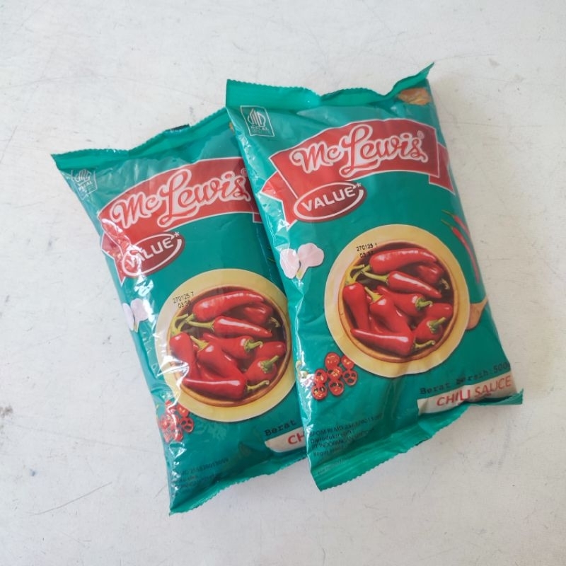 

Mc lewis chili saos sambal 500gr saos tomat