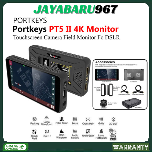 PORTKEYS PT5 II 5" HDMI MONITOR