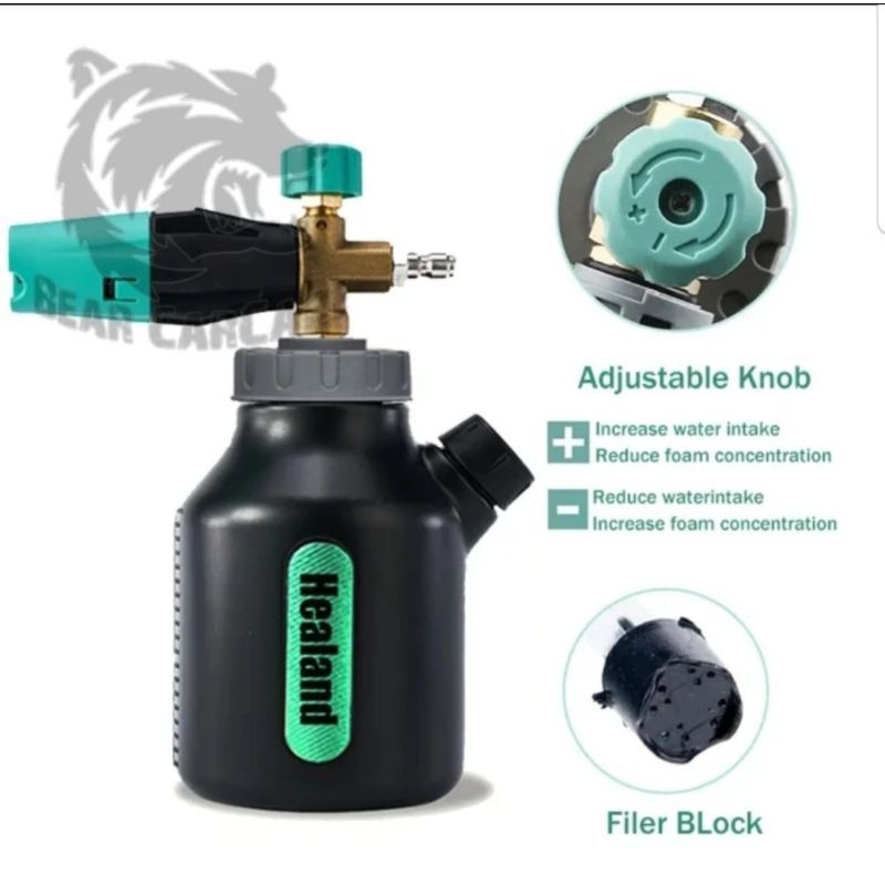 Tembakan spray busa salju snow foam gun cuci mobil