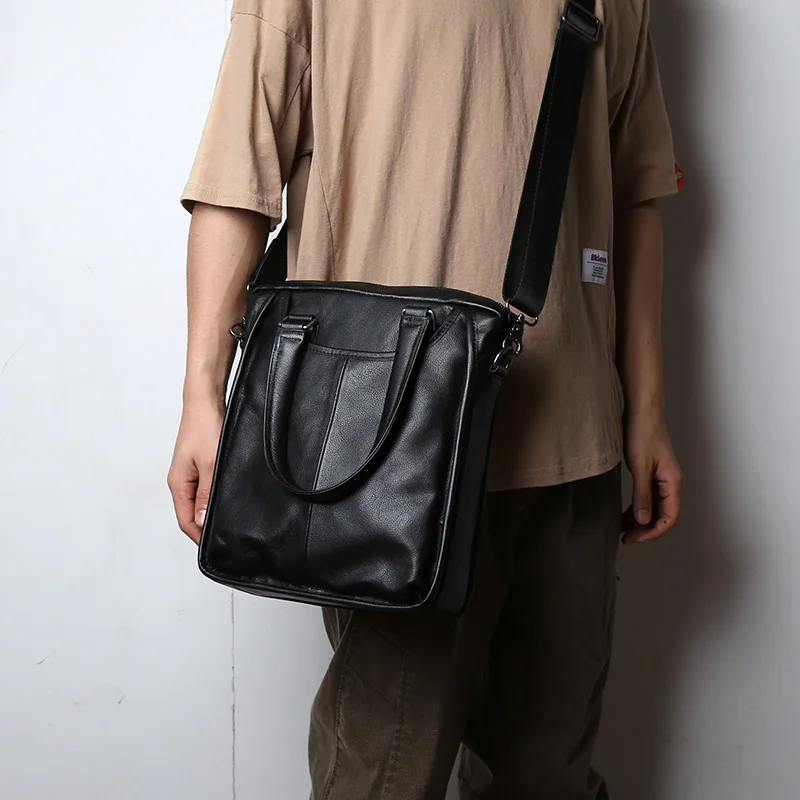 Tas Kulit Asli Selempang Pria - Tas Kerja Selempang Kulit Asli Original - Tas Kulit Sapi Asli Premiu