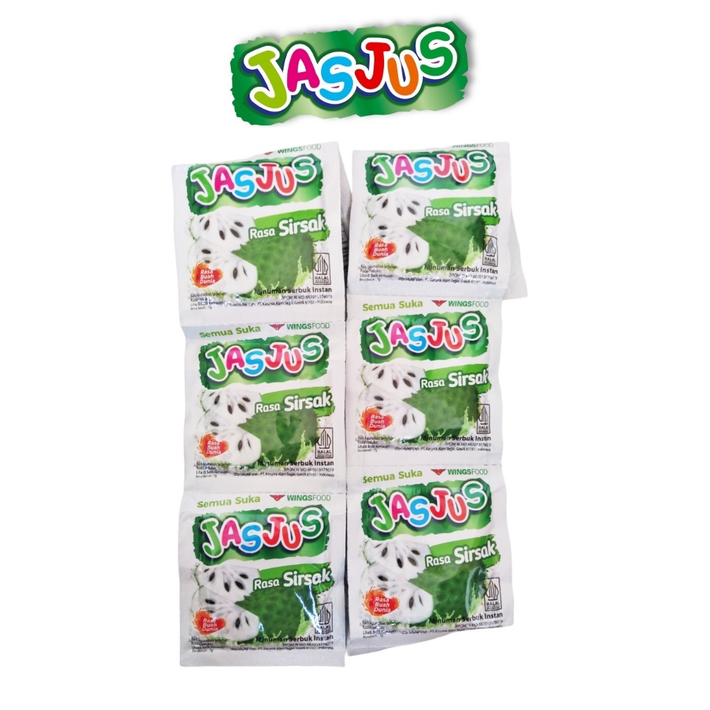 

Jas Jus Rasa SIRSAK Minuman Enak Murah Meriah - 10pc x 8 Gr