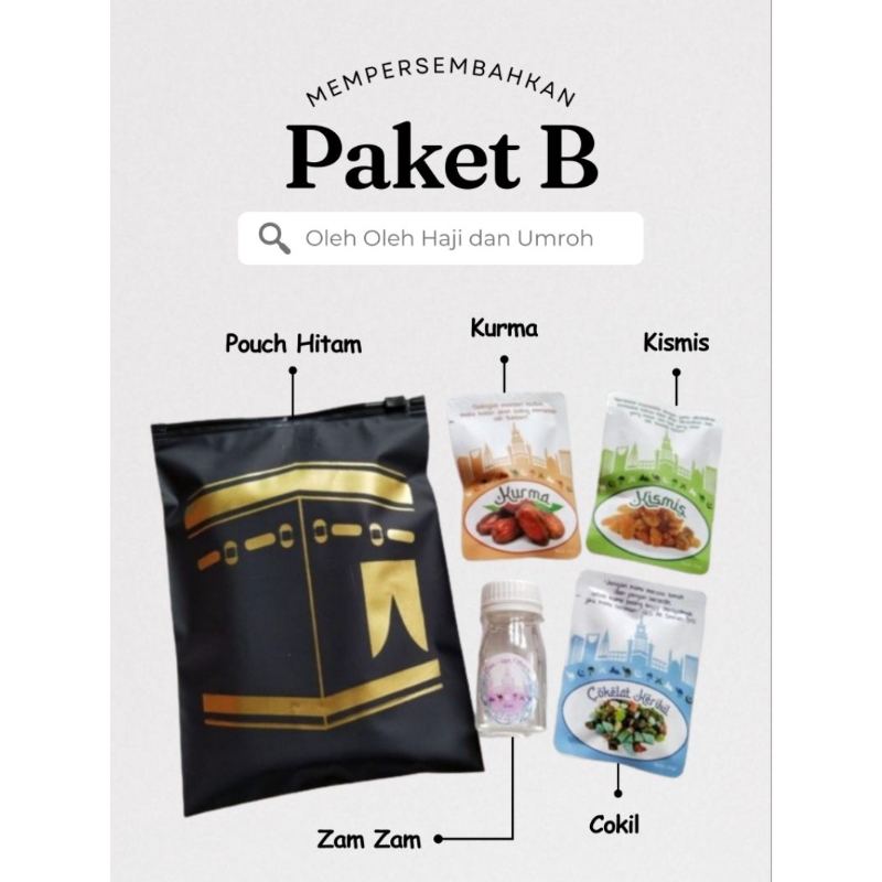 

PAKET B OLEH OLEH HAJI UMROH UNIK PREMIUM GROSIR