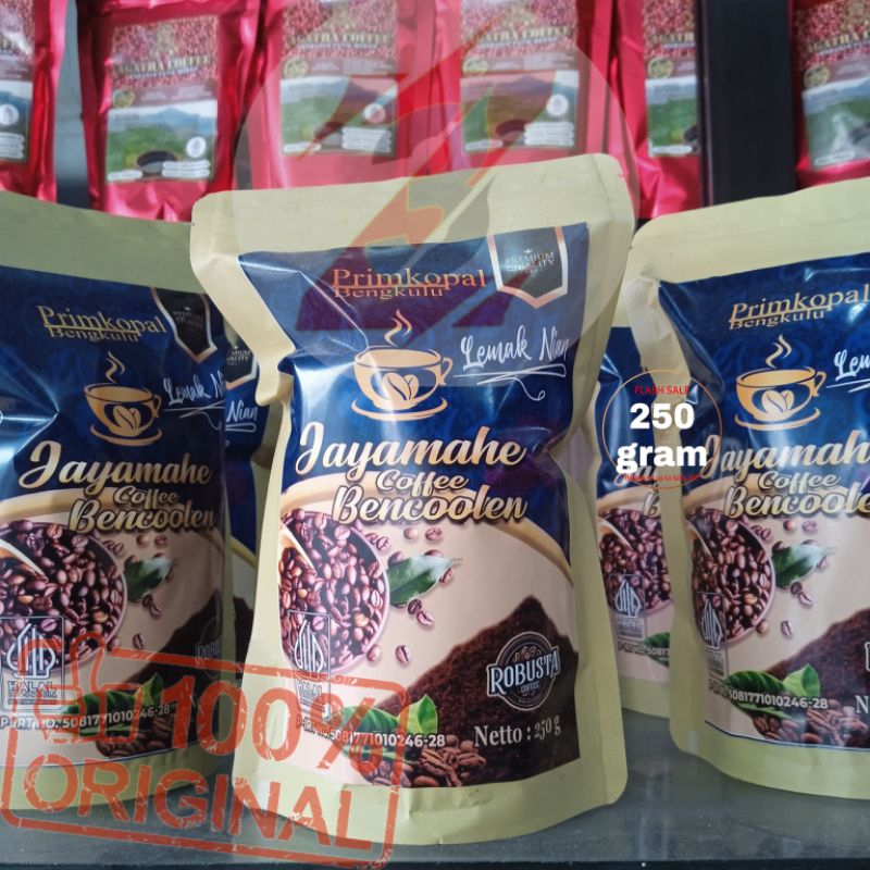 

Kopi JAYAMAHE Coffe Bencoolen ROBUSTA bengkulu