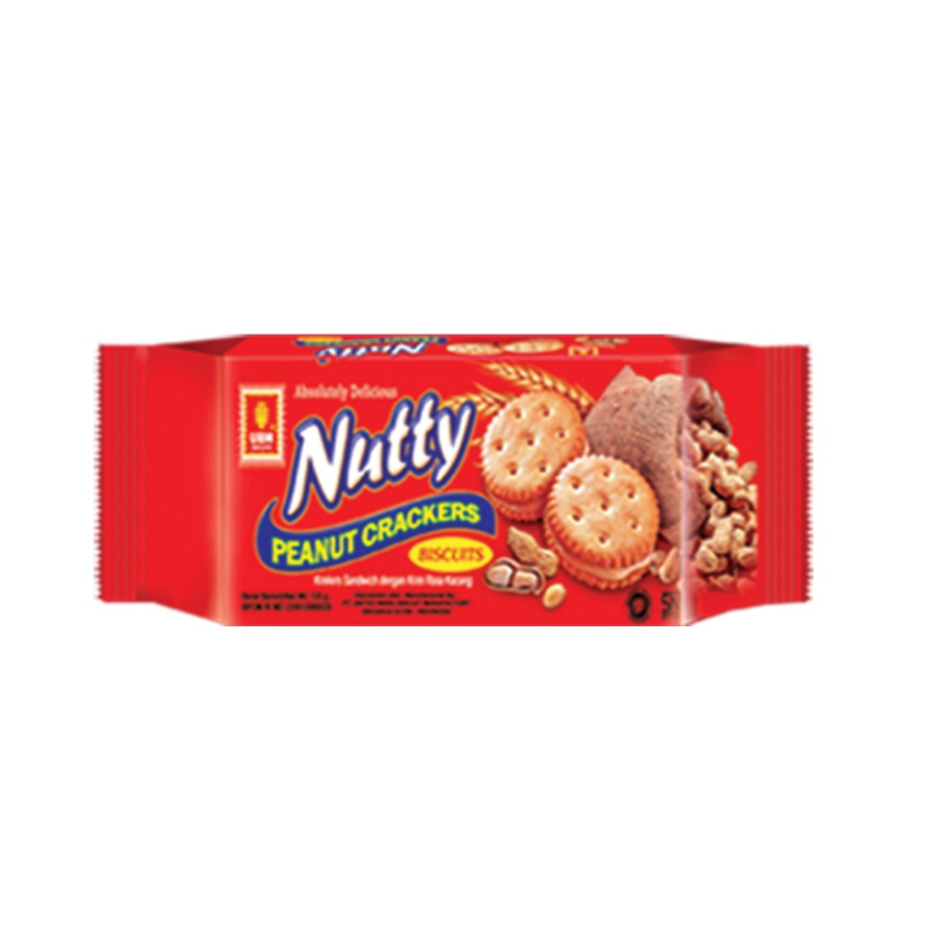 

Snack Biskuit UBM Biscuits Nutty Peanut Crackers 135gr