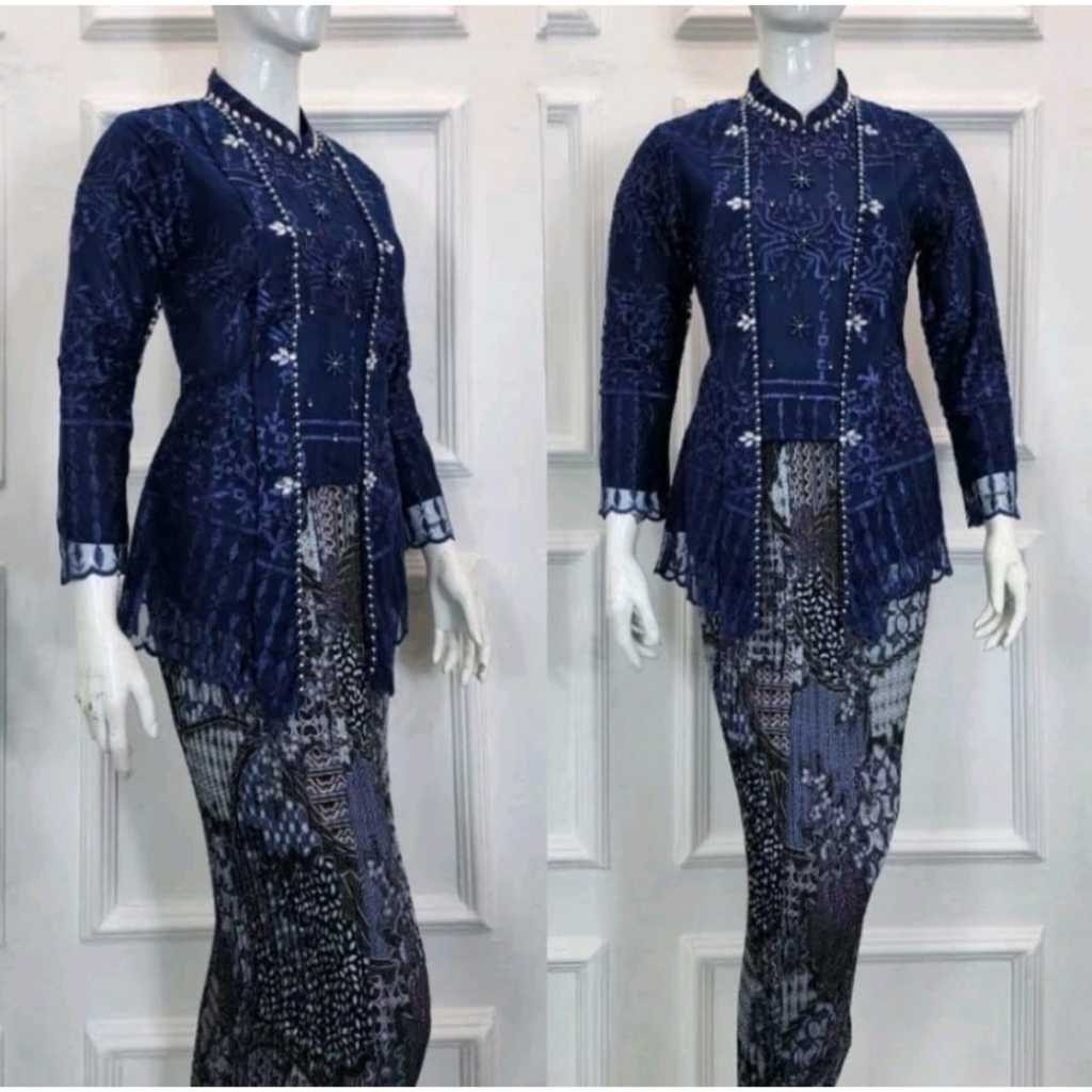 Set Kebaya Kutu Baru Hijab Modern Wanita Pendek / Kebaya Seragaman Wisuda Kondangan Terbaru