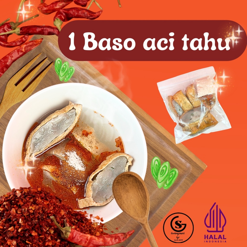 

1 Bungkus Baso Aci Tahu Dengan Chilli Oil By GudangSnackTgr