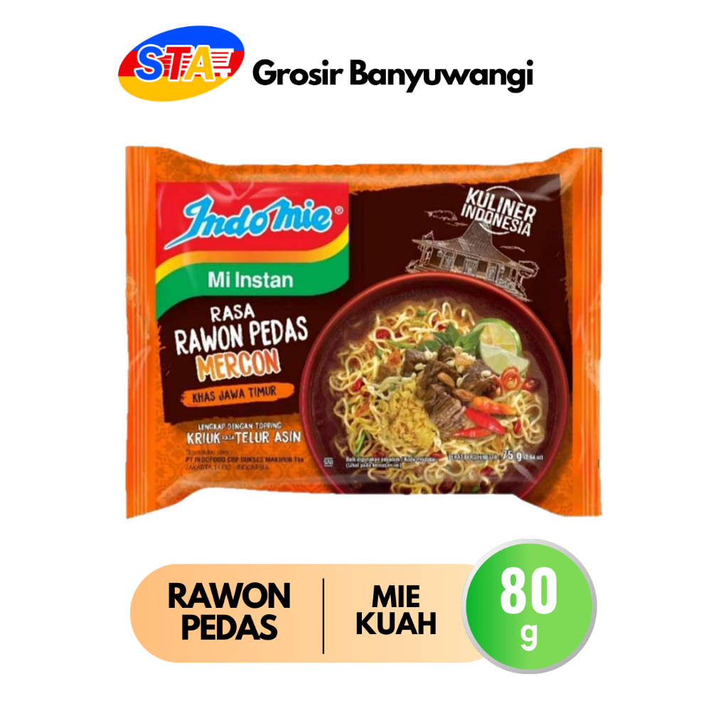 

[JATIM-BWI] INDOMIE RAWON MERCON 80G | MIE KUAH