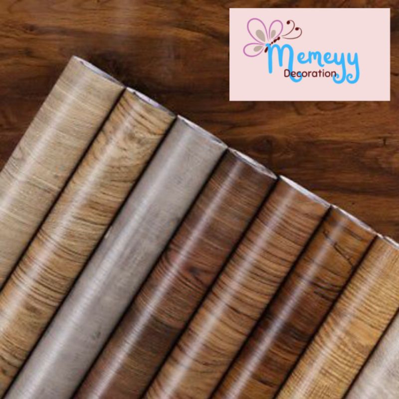 Wallpaper Dinding serat kayu Furniture Dapur Waterproof Anti Noda dan Panas Motif Marmer Marble Sera