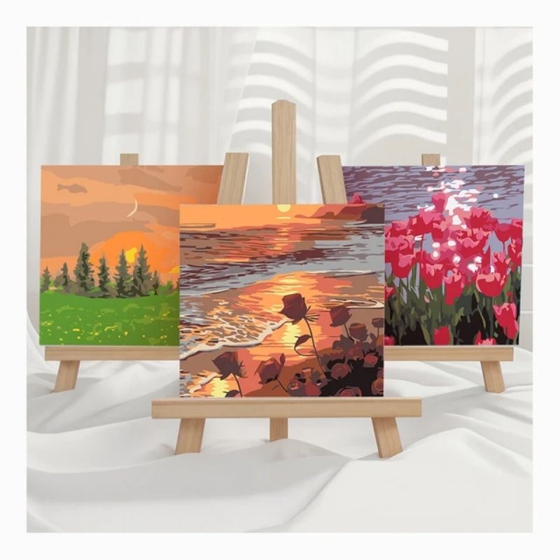 

Paint By Numbers 20x20CM Lukisan Kanvas Best Seller JunDW