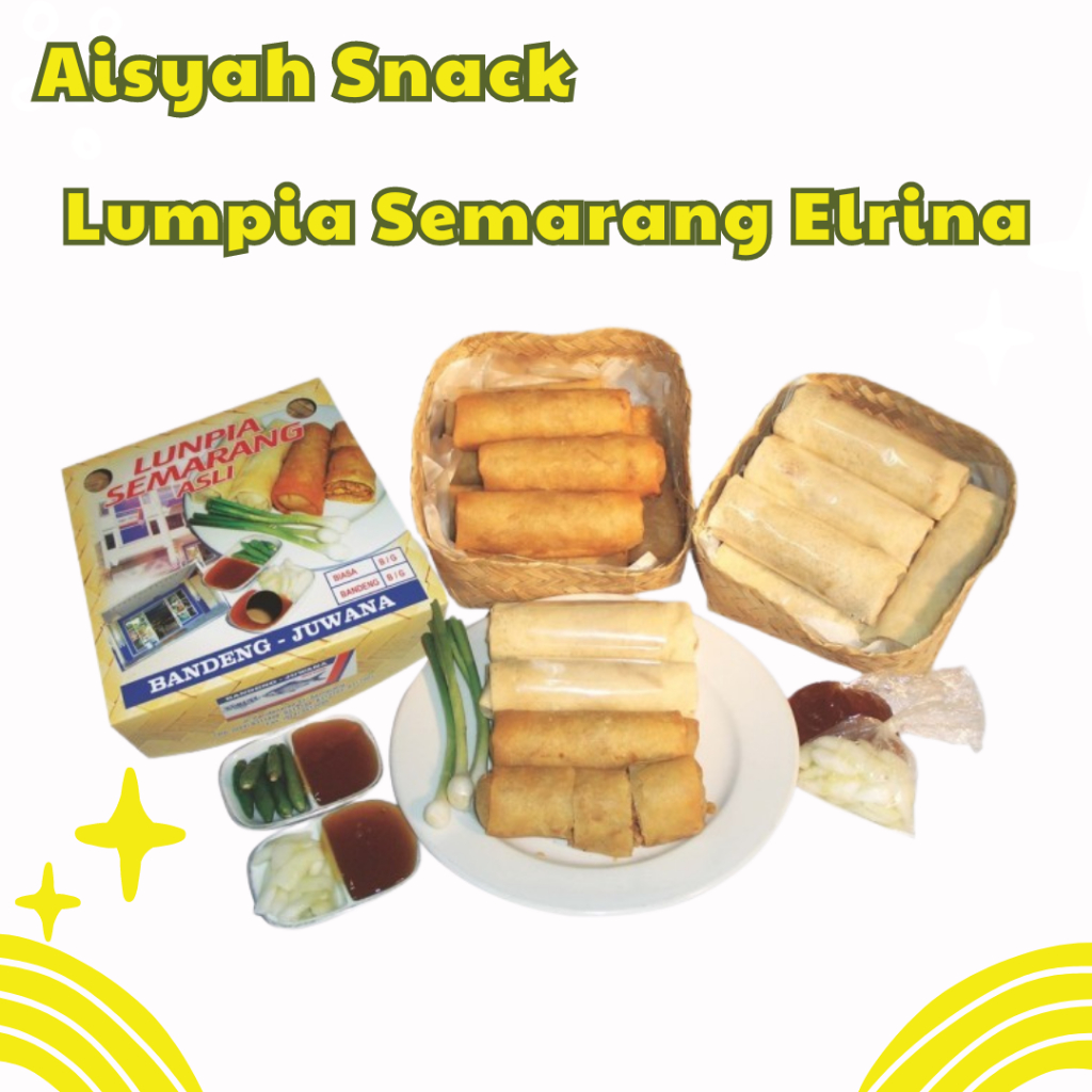 

Lunpia lumpia Goreng (Vacuum) Bandeng Juwana Elrina Asli Semarang - Udang Goreng