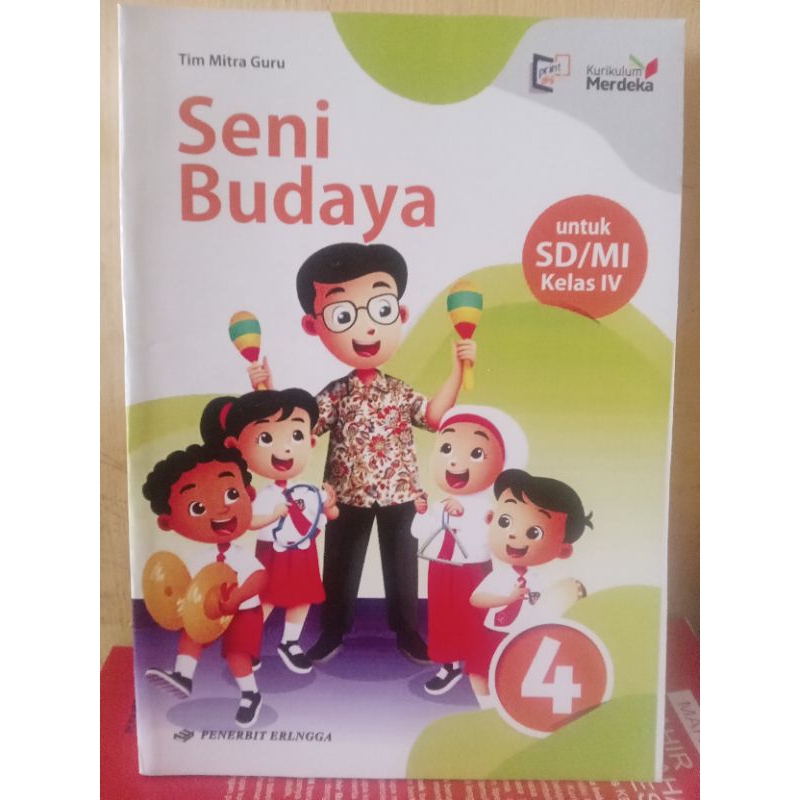 senibudaya kelas 4 sd erlangga kurikulum merdeka